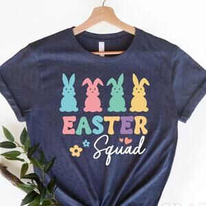 Easter Squad Shirt, Family Matching Easter Shirts, Easter Crew Tee